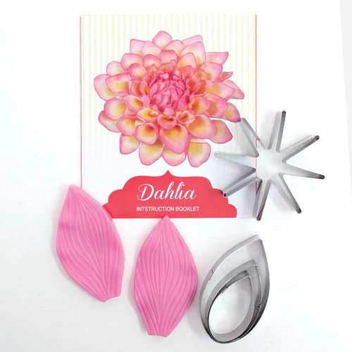 Dahlia Cutter and Veiner Set - Click Image to Close
